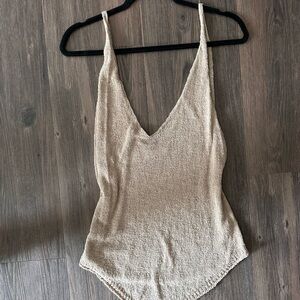 Free People Beach Knit Tank Top size S